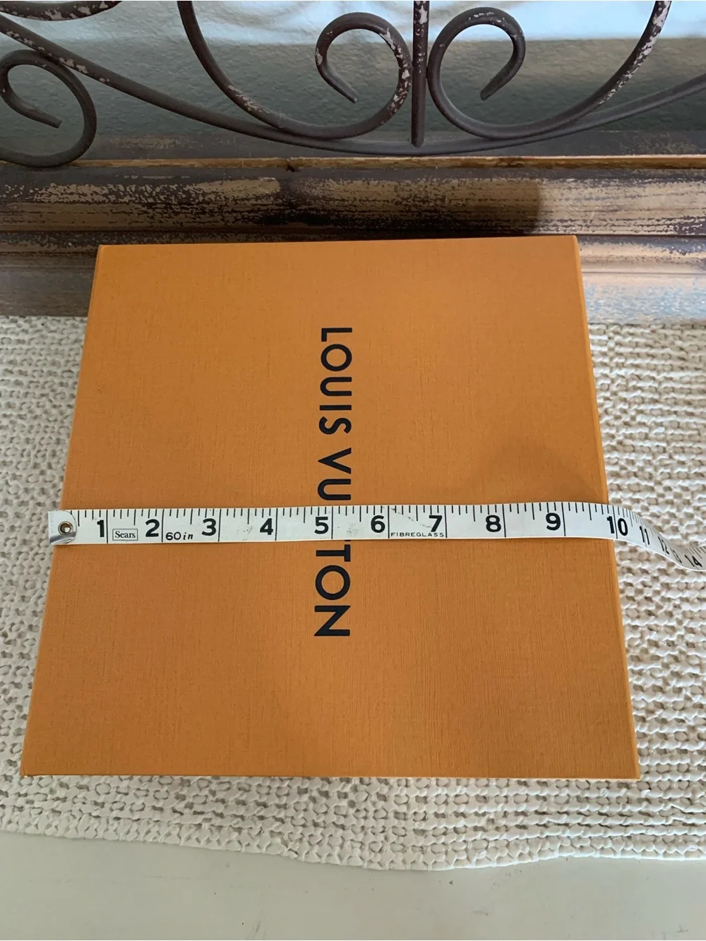 Authentic Louis Vuitton Medium Empty Gift Box Magnetic with Tissue, 10.25x10x5